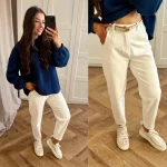jasne jeansy damskie z wysokim stanem