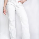 jasne jeansy damskie z wysokim stanem