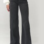 jeansy damskie czarne