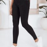 jeansy damskie czarne