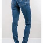 jeansy skinny z wysokim stanem