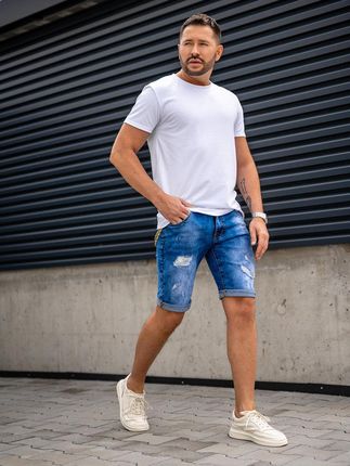 krotkie-spodenki-meskie-jeansowe-681rej.jpg krótkie spodenki męskie jeansowe - obrazek 1