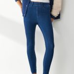 legginsy jeansowe