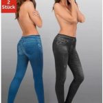 legginsy jeansowe