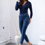 legginsy jeansowe