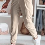spodnie beżowe