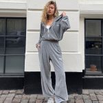 spodnie dresowe welurowe