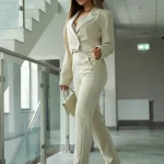 spodnie eleganckie z wysokim stanem
