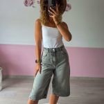 szorty jeansowe damskie z wysokim stanem